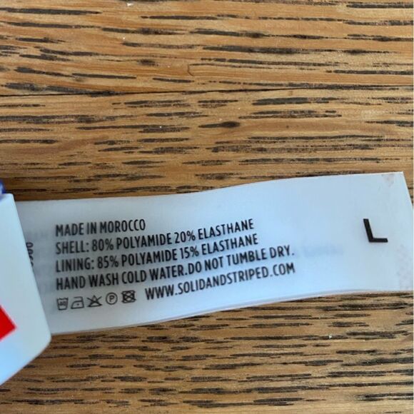 Solid & Striped The Molly Red Top Bright Blue & Red Stripe. NWT. Size Large - Picture 10 of 10